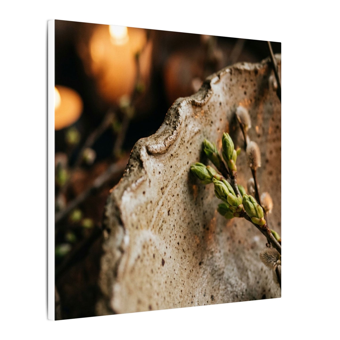 Overcast Ceramic Bowl Canvas Art - Japandi Ma