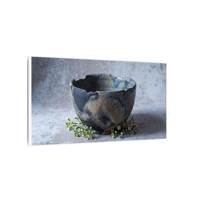 Ceramic Bowl Spring Canvas Art | Japandi Warm Design