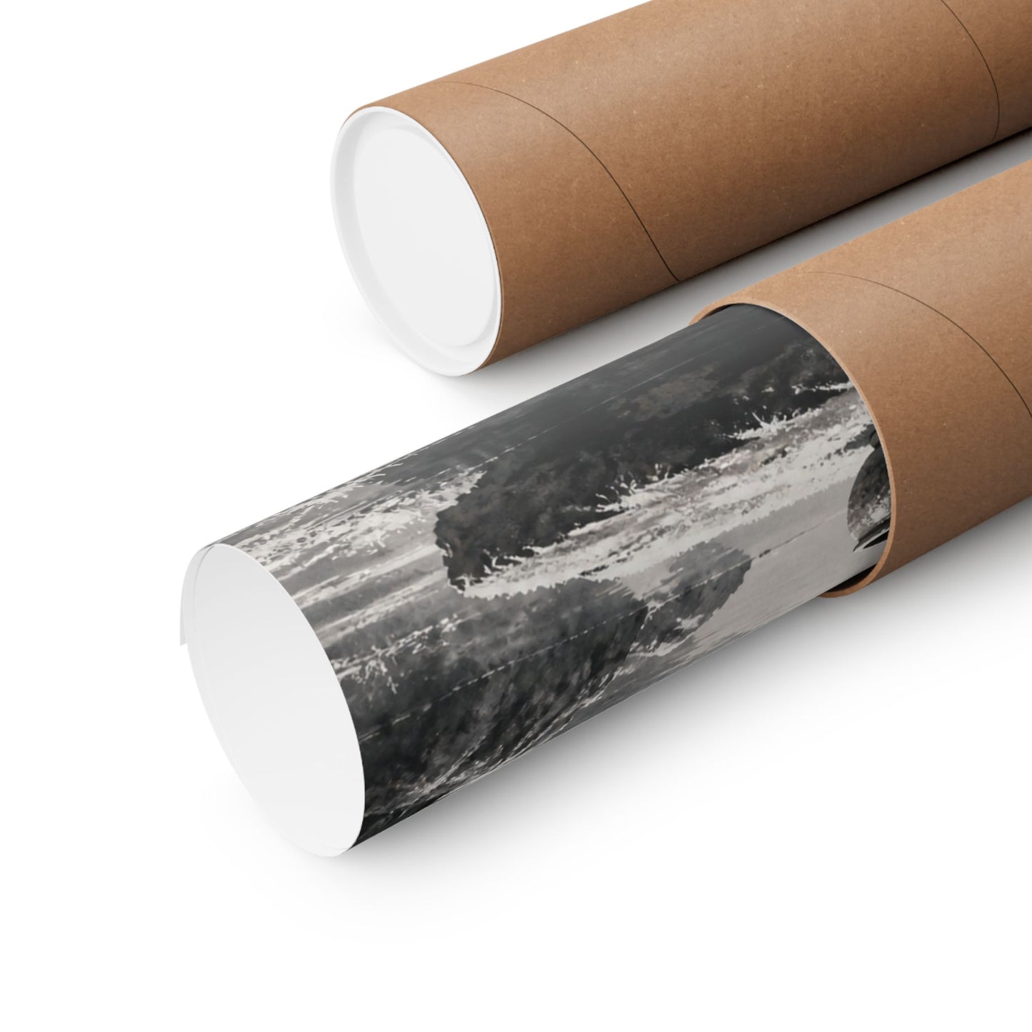Dappled Incense Smoke Wall Art Print - Zen Seijaku