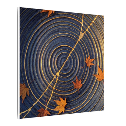 Water Ripple Gold Repair Canvas Art | Healing Kintsugi Art