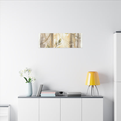 Shoji Screen Spring Canvas Art | Japandi Cozy Design