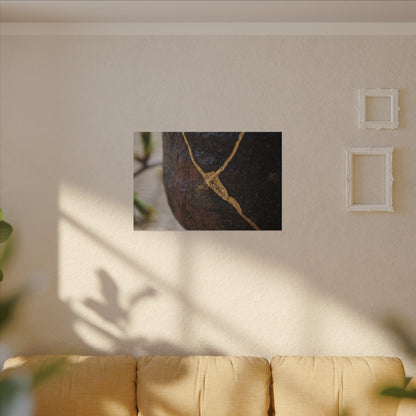 Dawn Tea Ceremony Canvas Art - Kintsugi Mono No Aware