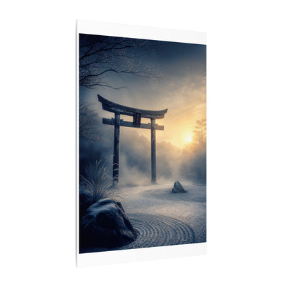 Zen Torii Gate in Golden Hour | Karesansui Canvas Art