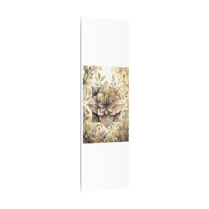 Warm Paper Fold Canvas Art - Watercolor Japandi