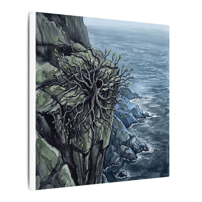 Pine Tree Spring Canvas Art | Japandi Neutral Design