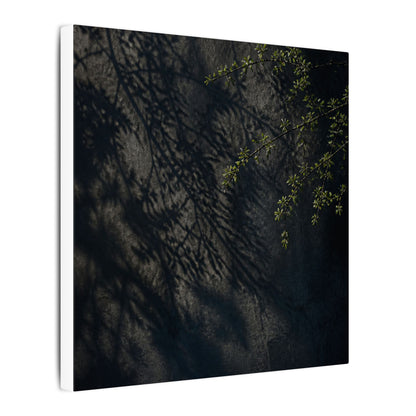 Overcast Shadow Play Canvas Art - Dark Japandi Seijaku