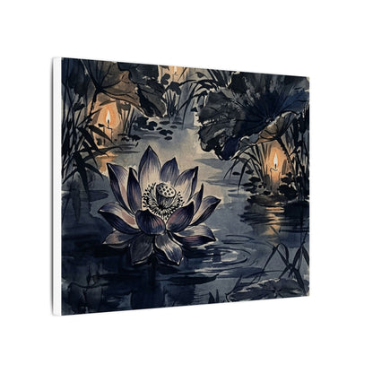 Fukinsei Lotus Flower Canvas Art - Zen Sumi E