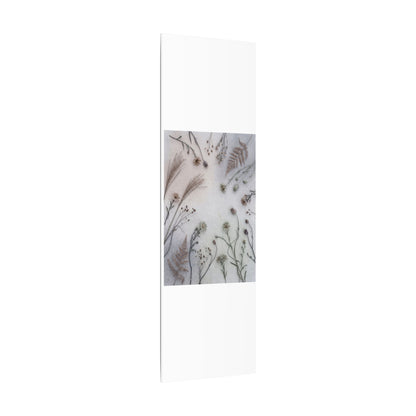 Dried Flowers Japanese Pattern Canvas Art | Elegant Japandi Art