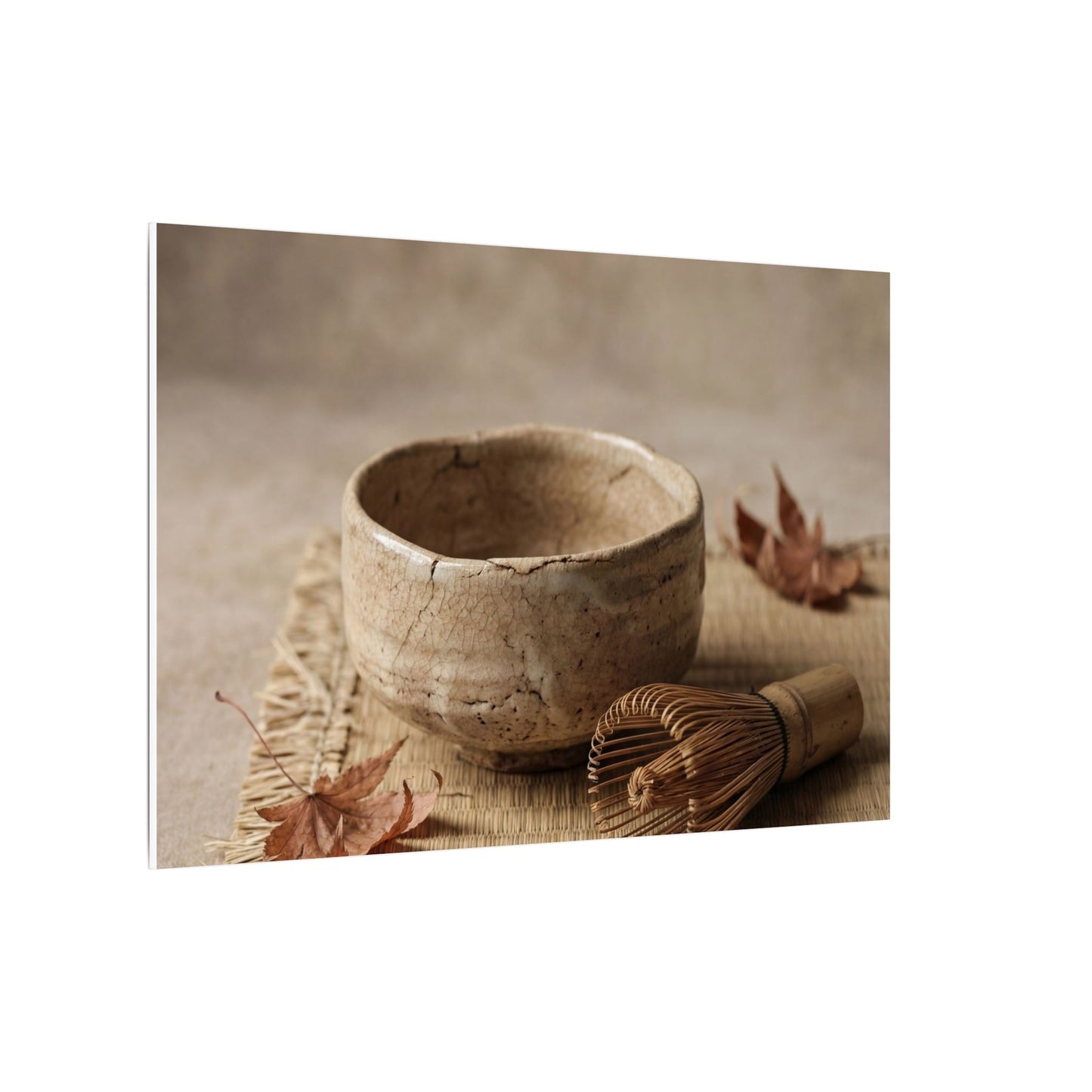 Ma Tea Ceremony Canvas Art - Japandi Texture