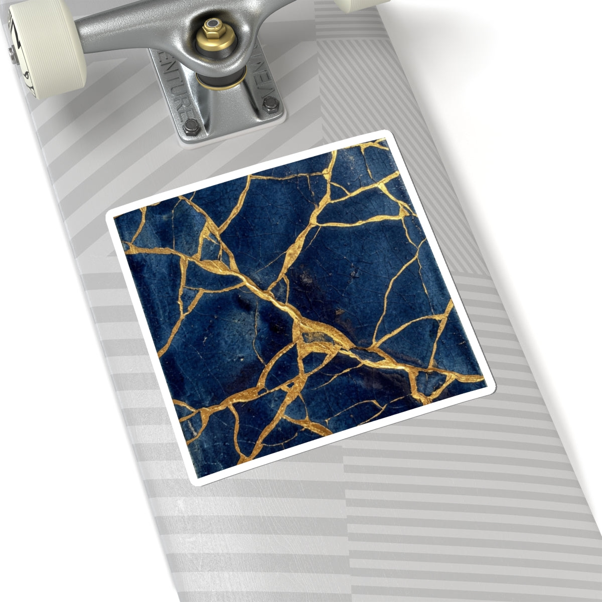 Kintsugi Crackle Sticker Art Print