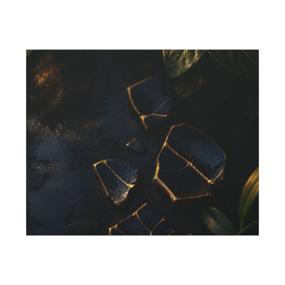 Summer Broken Pottery Moody Minimal Canvas Art | Atmospheric Decor
