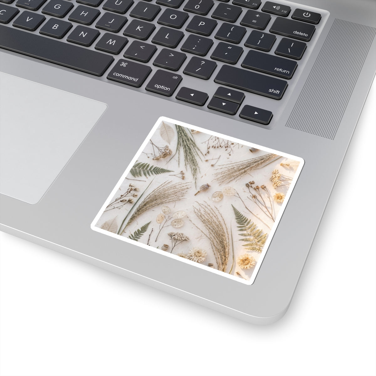 Golden Hour Dried Flowers Sticker - Japandi Shibui