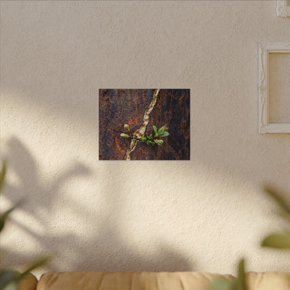 Overcast Rust Patina Canvas Art - Kintsugi Datsuzoku