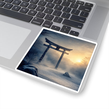 Serene Torii Gate Sticker - Karesansui Zen