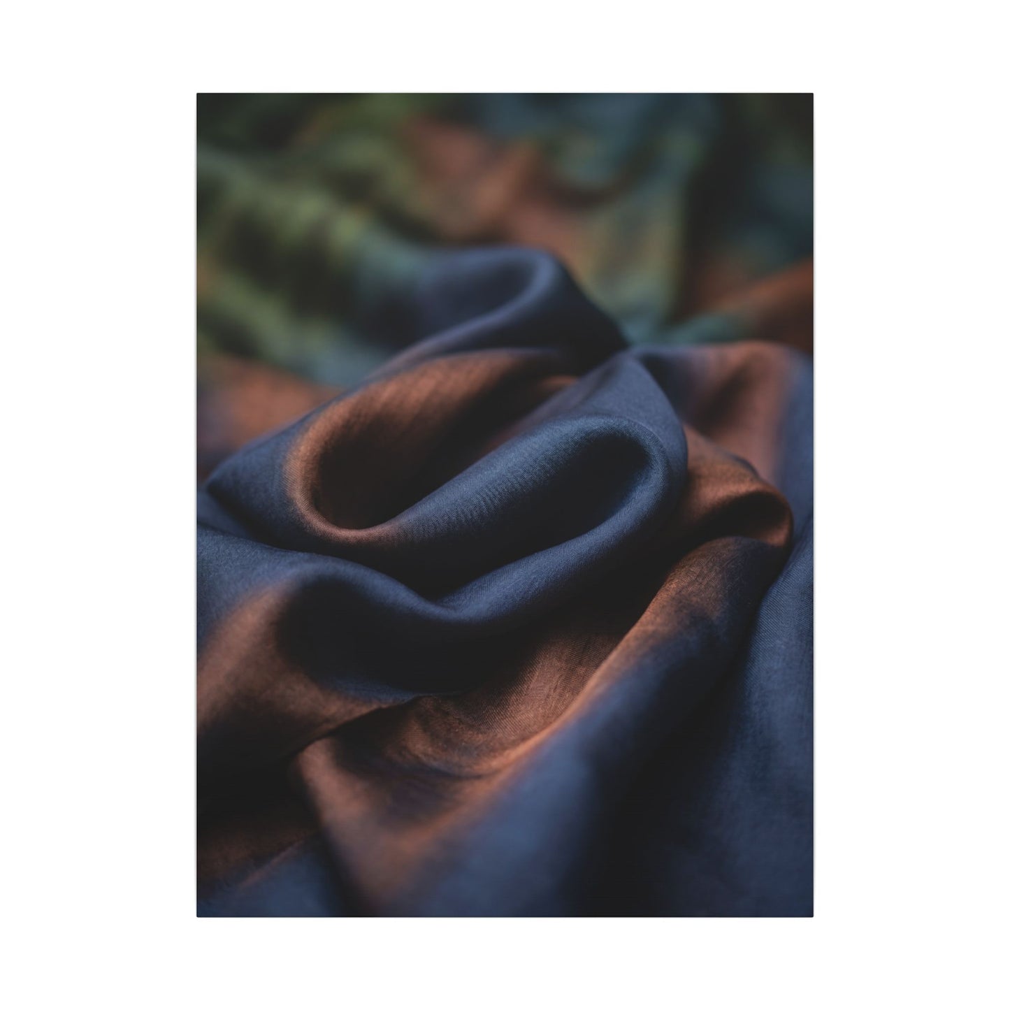Summer Silk Drape Shadow Zen Canvas Art | Sophisticated Decor
