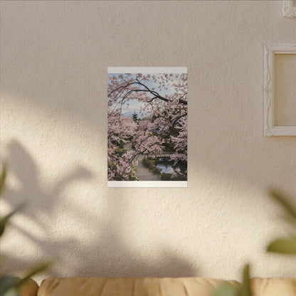 Japandi Ceramic Bowl in Golden Hour | Watercolor Canvas Art