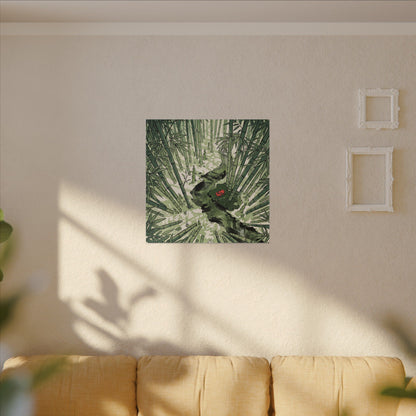 Peaceful Bamboo Grove Canvas Art - Ukiyo E Inspired Zen