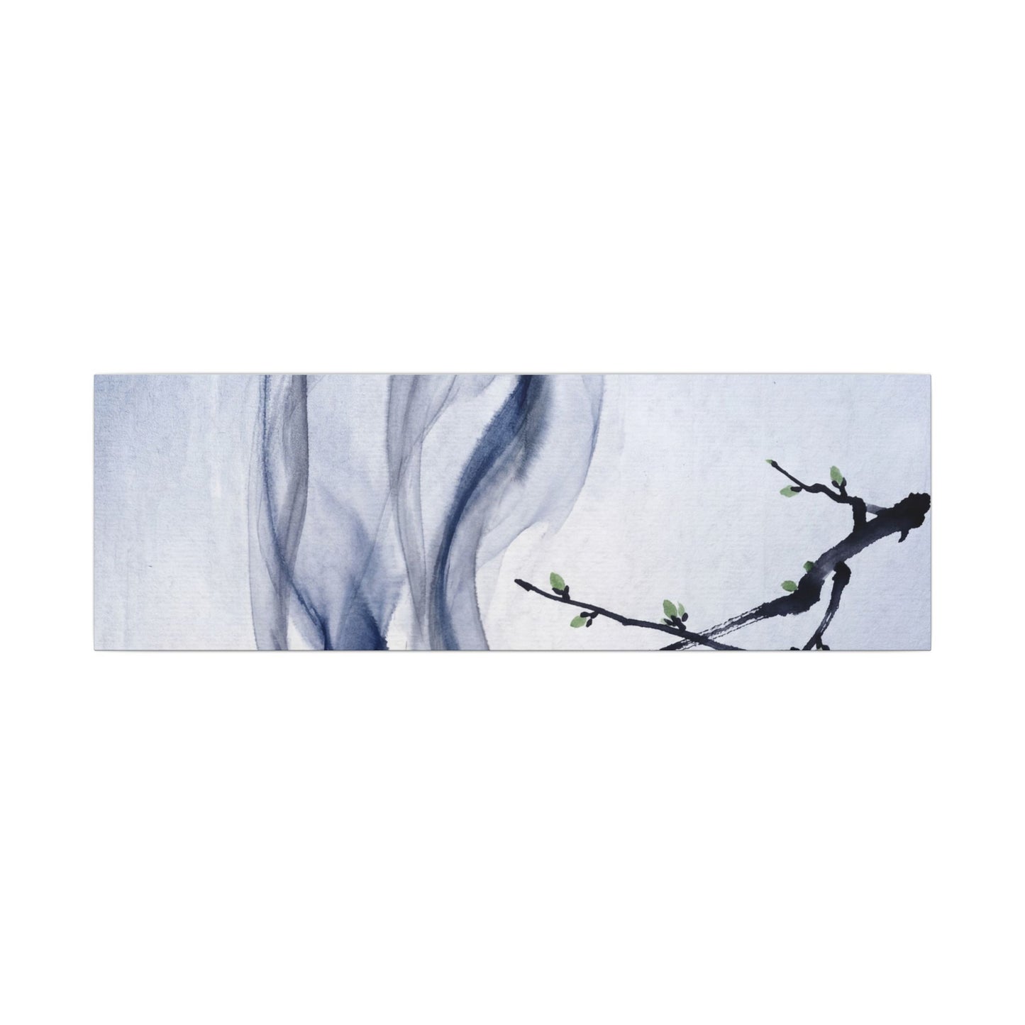 Incense Smoke Spring Canvas Art | Zen Tranquil Design