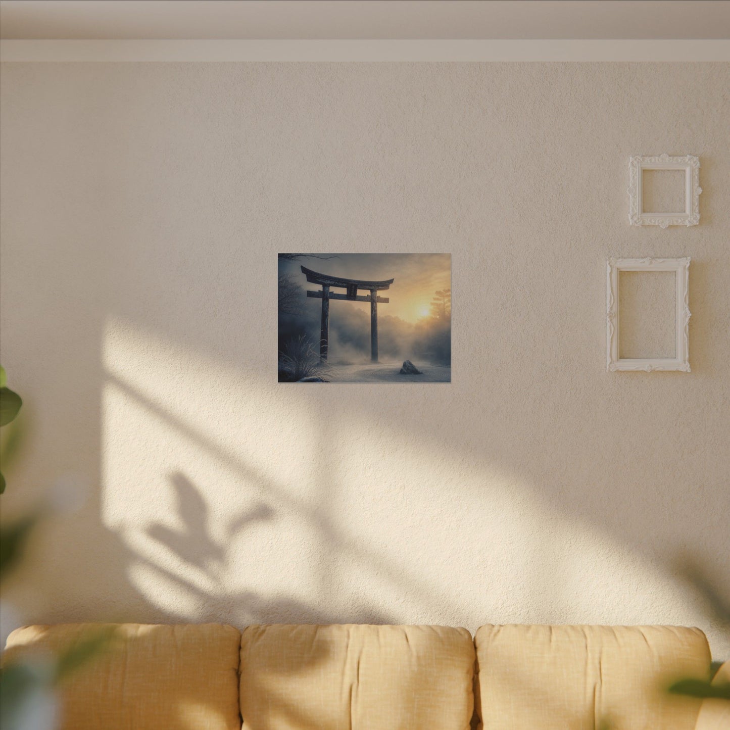 Zen Torii Gate in Golden Hour | Karesansui Canvas Art