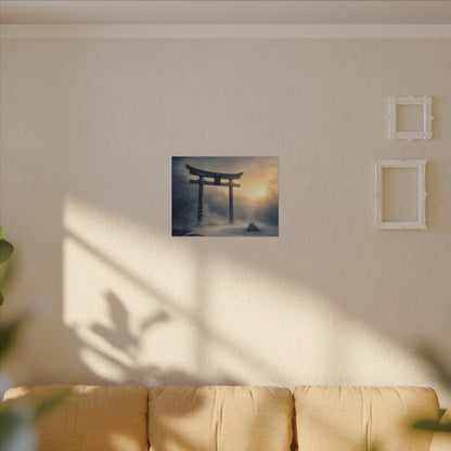 Zen Torii Gate in Golden Hour | Karesansui Canvas Art