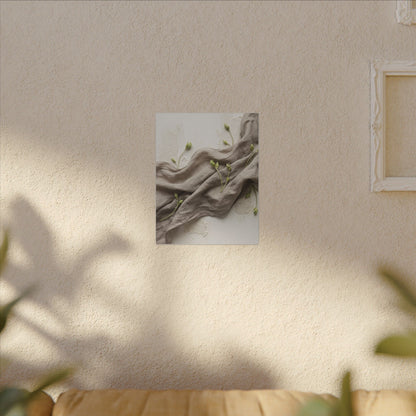 Overcast Silk Drape Canvas Art - Japandi Ma