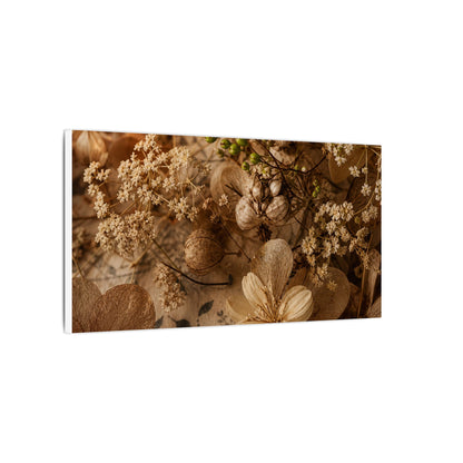 Spring Dried Flowers Japanese Pattern Canvas Art | Earthy Decor