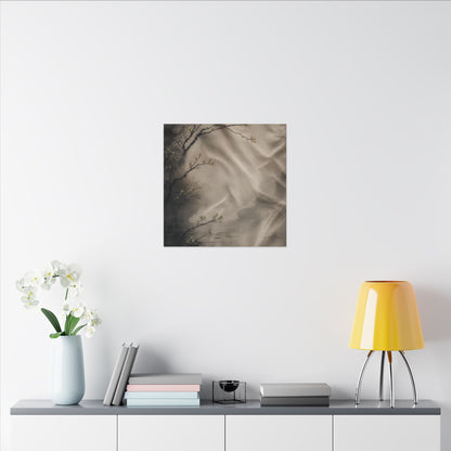 Silk Drape Canvas Art | Spring Japandi Japanese Pattern Art