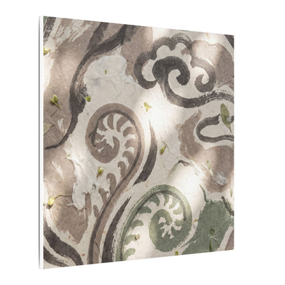 Dappled Ink Brushstroke Canvas Art - Japandi Ma