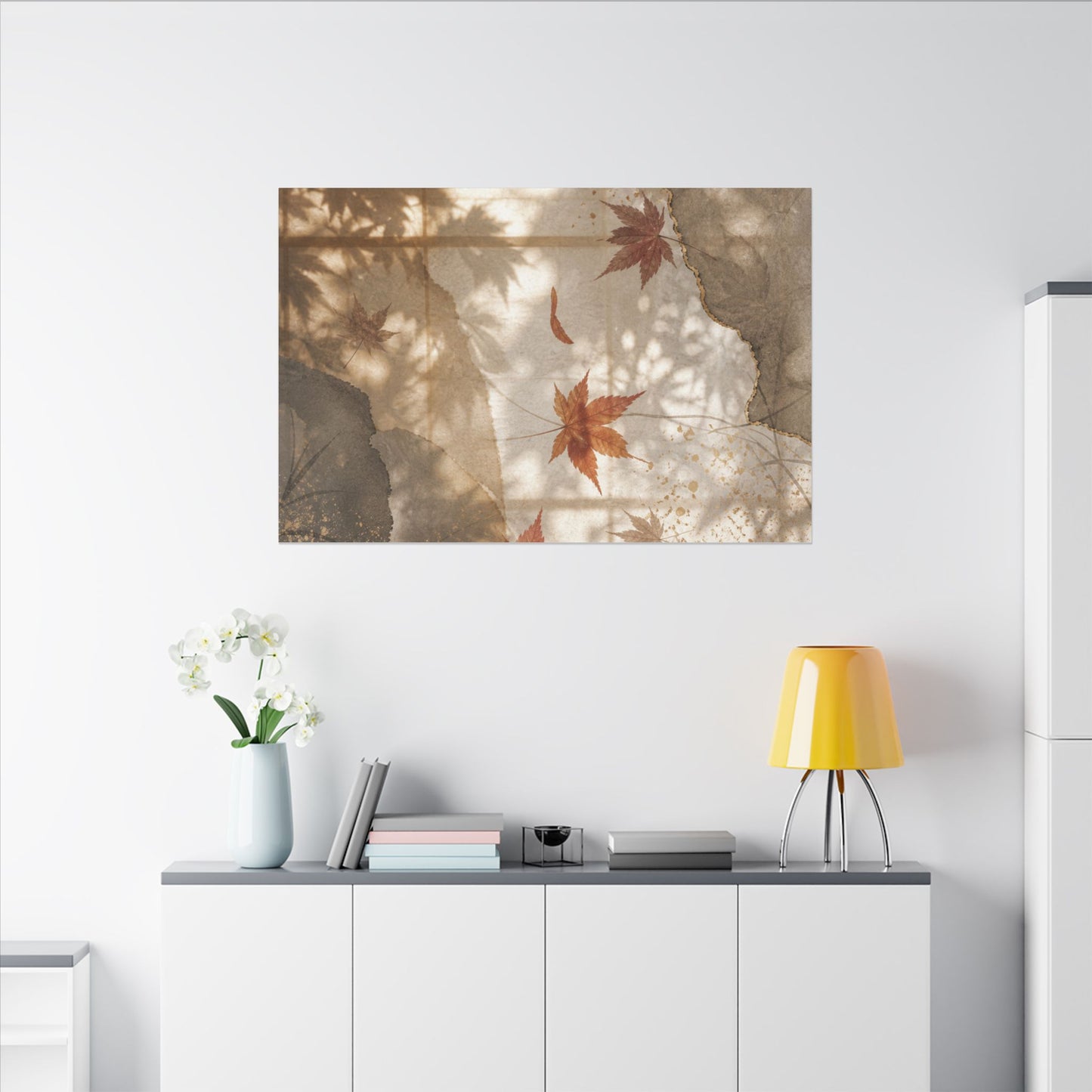 Datsuzoku Shoji Screen Canvas Art - Japandi Japanese Pattern