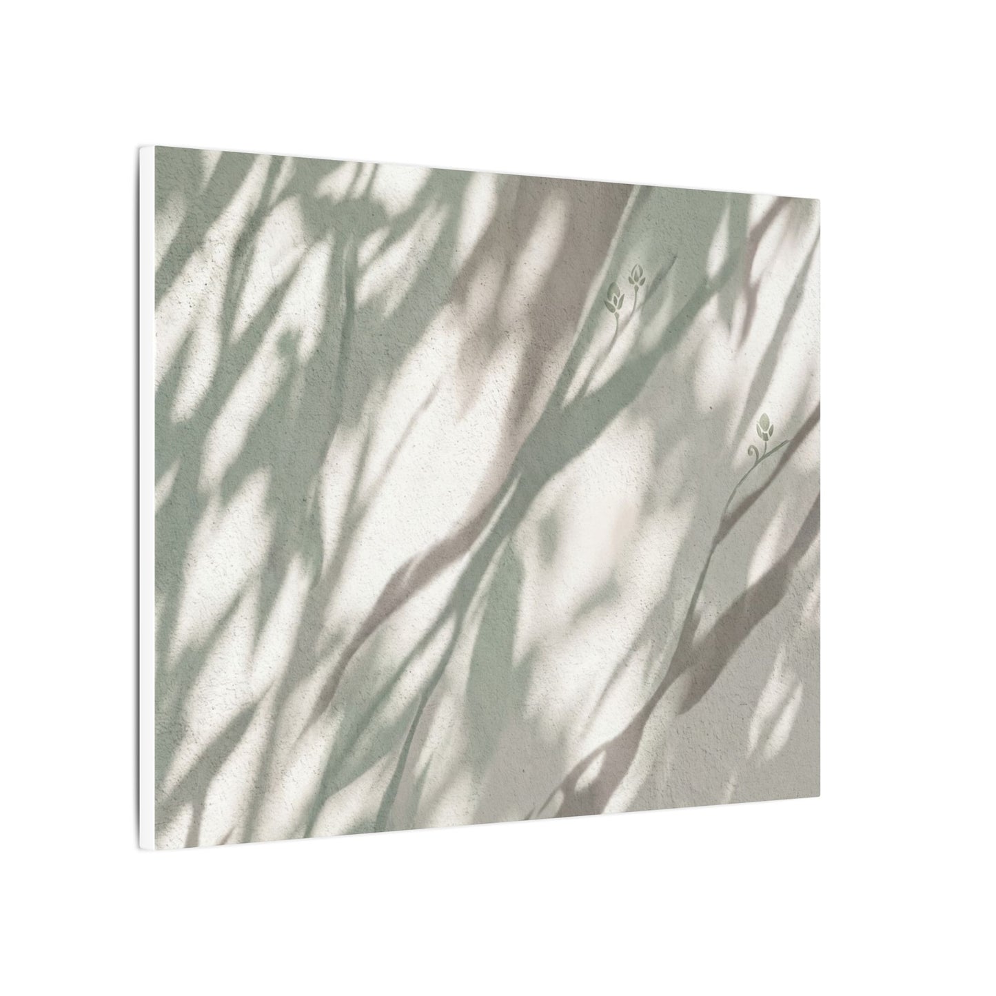 Japandi Shadow Play in Dappled | Japanese Pattern Canvas Art