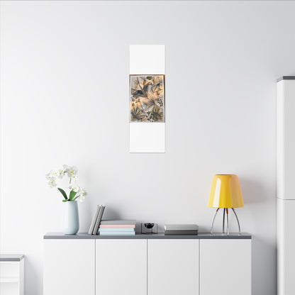 Golden Hour Paper Fold Canvas Art - Japandi Seijaku