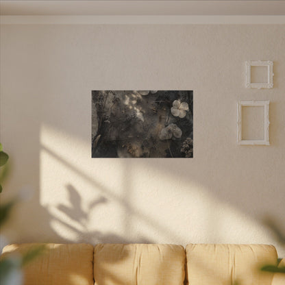 Winter Dried Flowers Texture Canvas Art | Elegant Decor