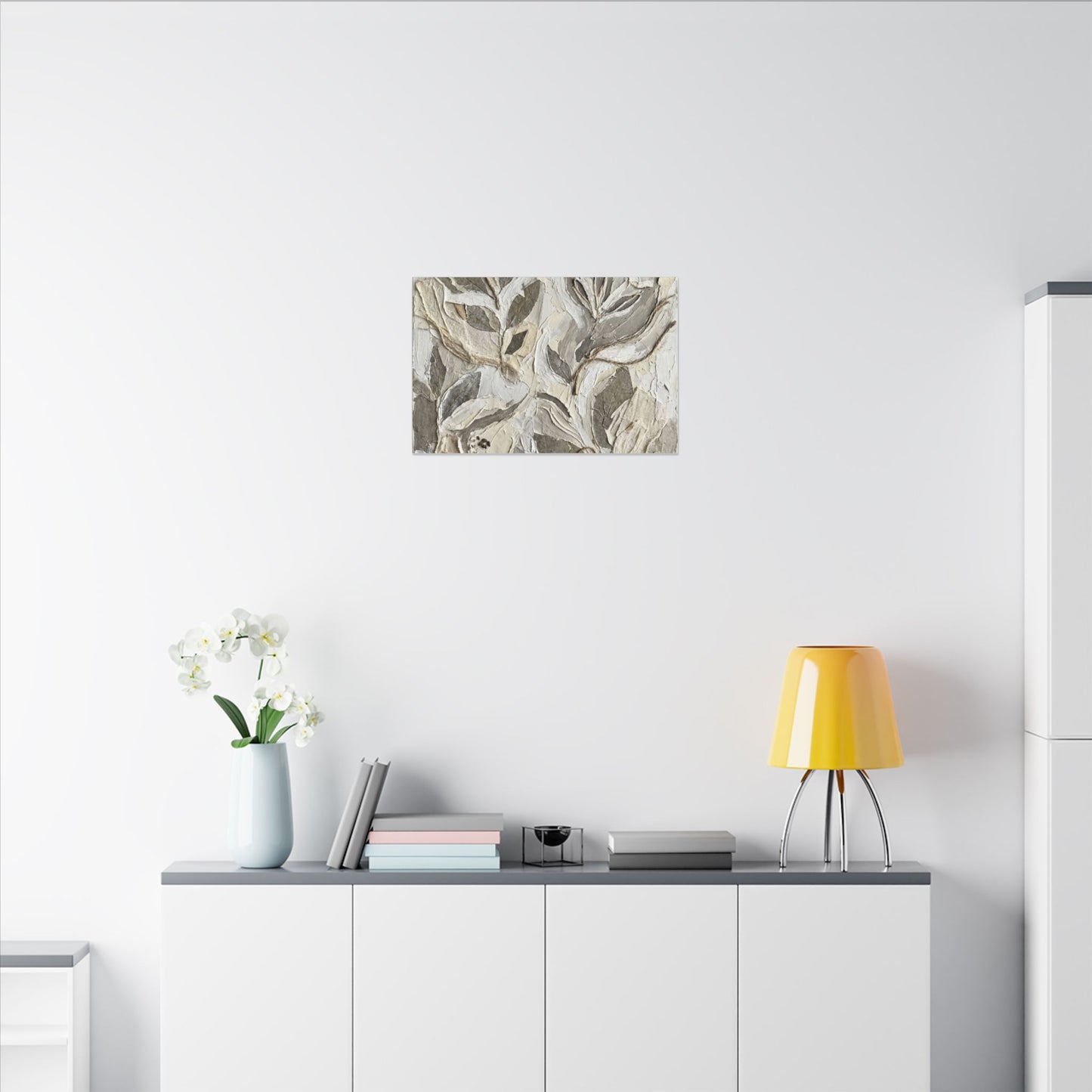 Japandi Textured Canvas Art