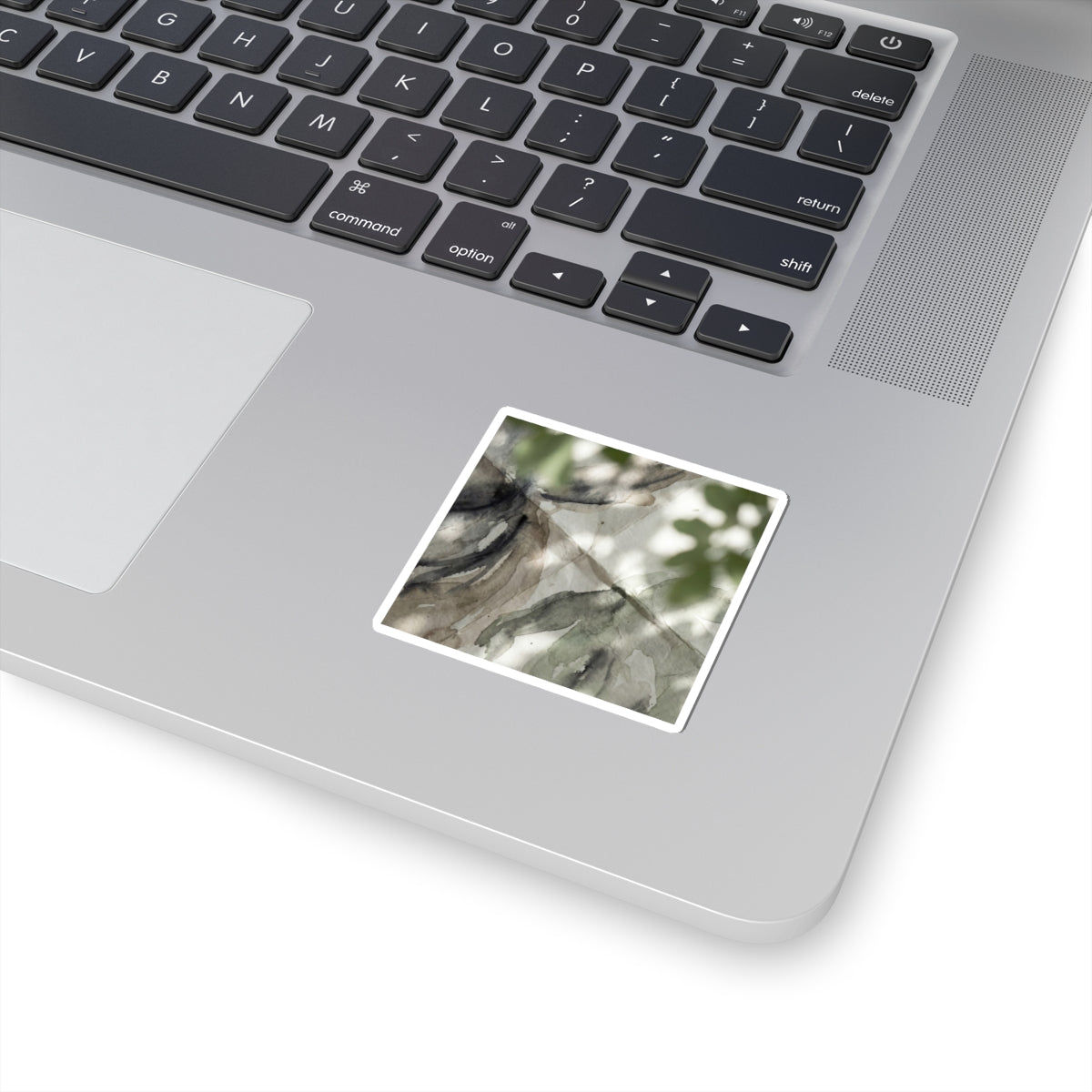 Japandi Paper Fold in Dappled | Watercolor Sticker