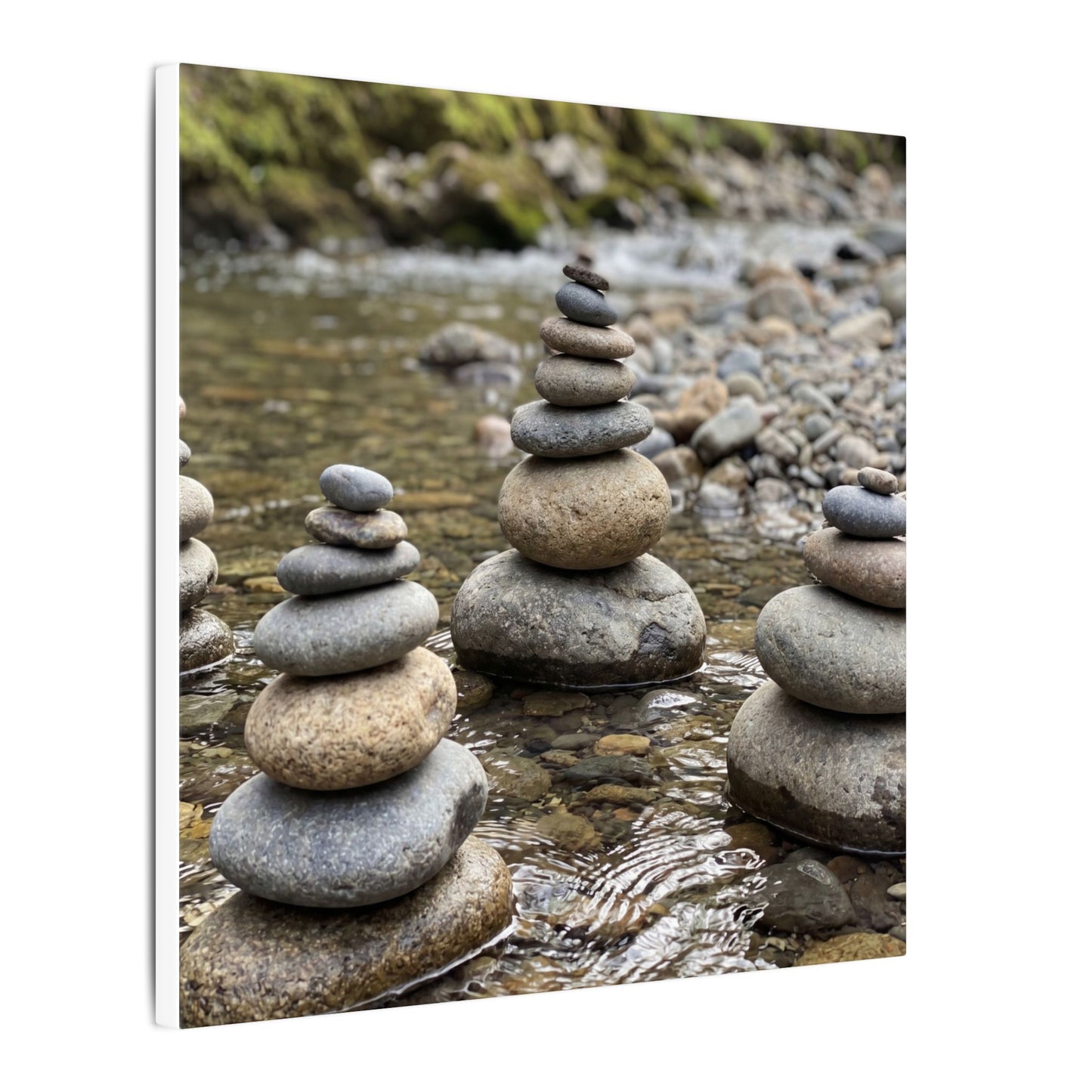Bamboo Grove Winter Canvas Art | Zen Serene Design