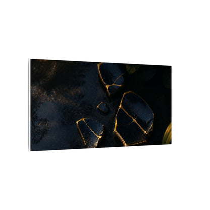 Summer Broken Pottery Moody Minimal Canvas Art | Atmospheric Decor