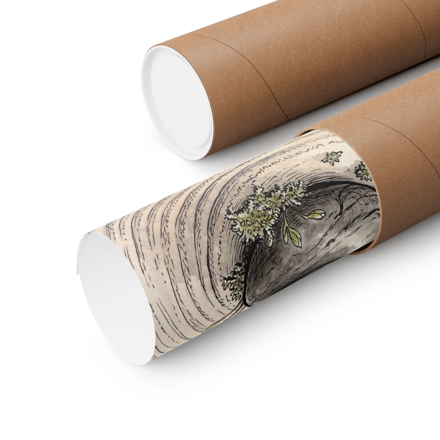 Ma River Stones Wall Art Print - Zen Karesansui