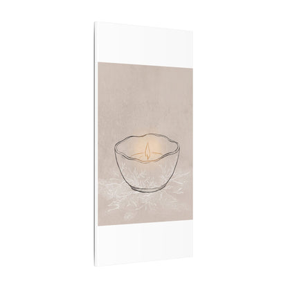 Ceramic Bowl Minimal Line Canvas Art | Neutral Japandi Art