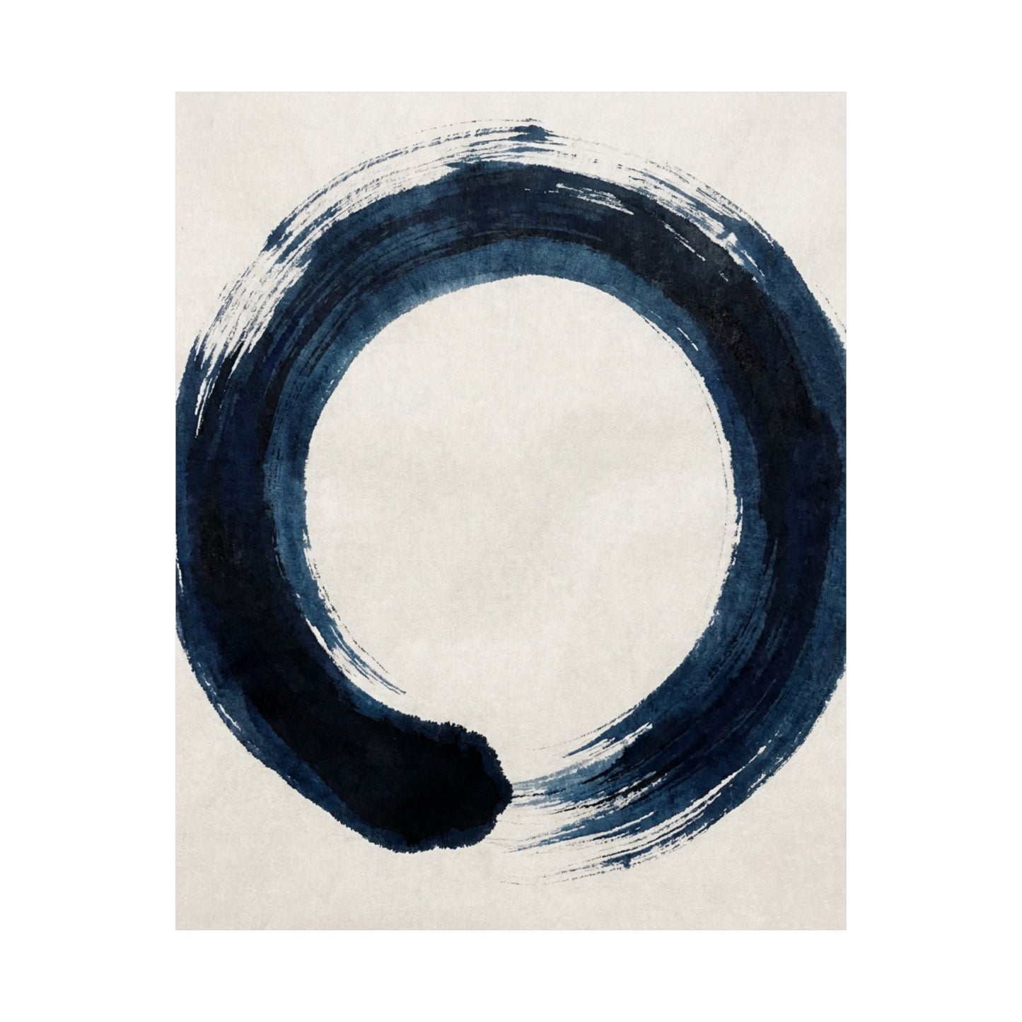 Balanced Meditation Zen Enso Wall Art Print