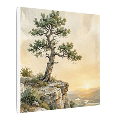 Pine Tree Canvas Art | Summer Japandi Texture Art