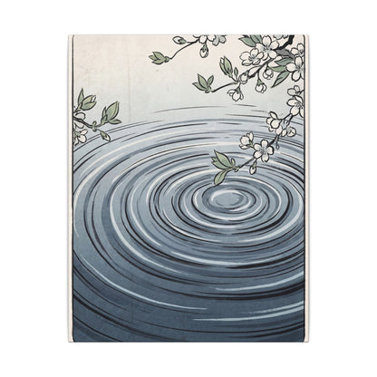 Calm Water Ripple Canvas Art - Ukiyo E Inspired Zen