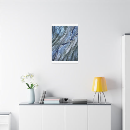 Moonlight Silk Drape Canvas Art - Japandi Mono No Aware