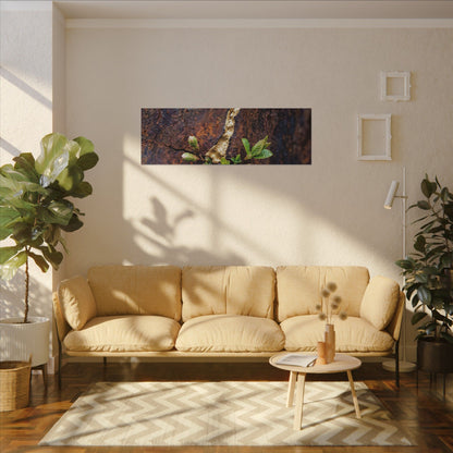 Overcast Rust Patina Canvas Art - Kintsugi Datsuzoku