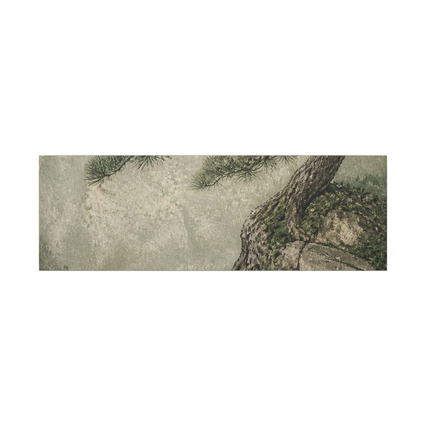 Fukinsei Pine Tree Canvas Art - Japandi Texture
