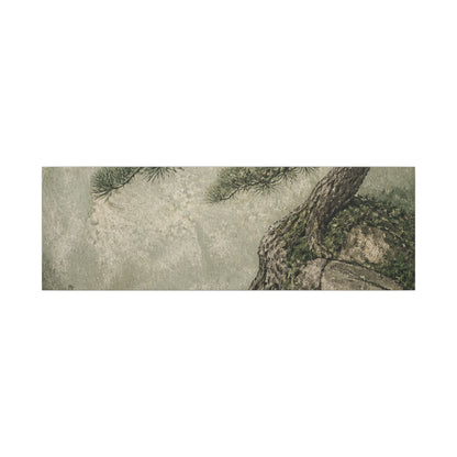Fukinsei Pine Tree Canvas Art - Japandi Texture
