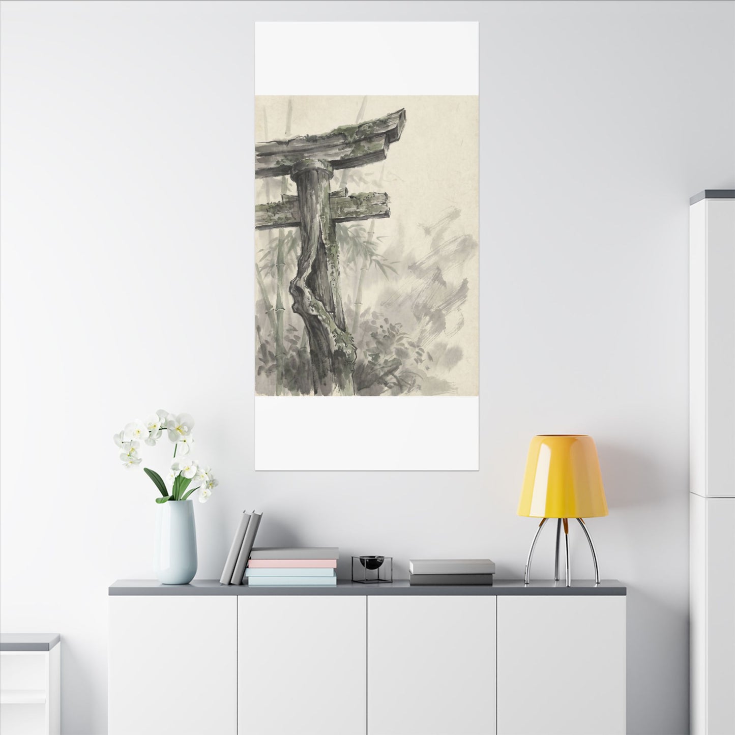 Torii Gate Summer Canvas Art | Zen Tranquil Design