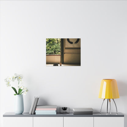 Tea Ceremony Enso Canvas Art | Serene Zen Art