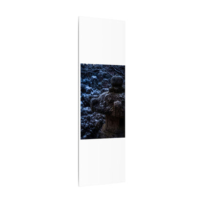 Moody Stone Lantern Canvas Art - Shadow Zen Dark Japandi
