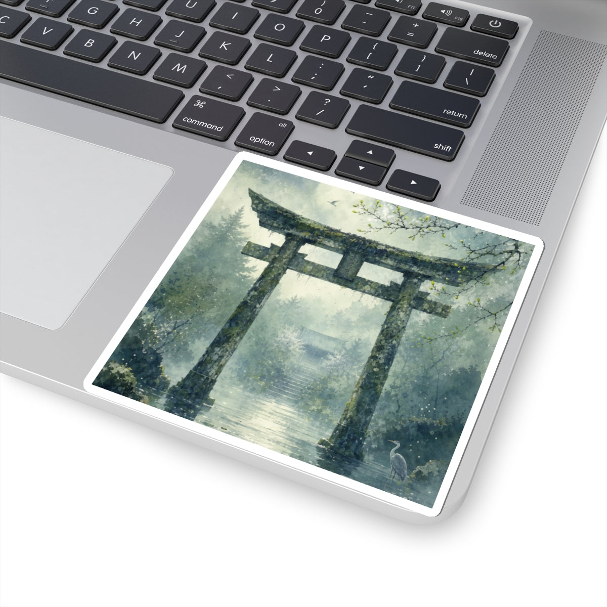 Datsuzoku Torii Gate Sticker - Japandi Watercolor