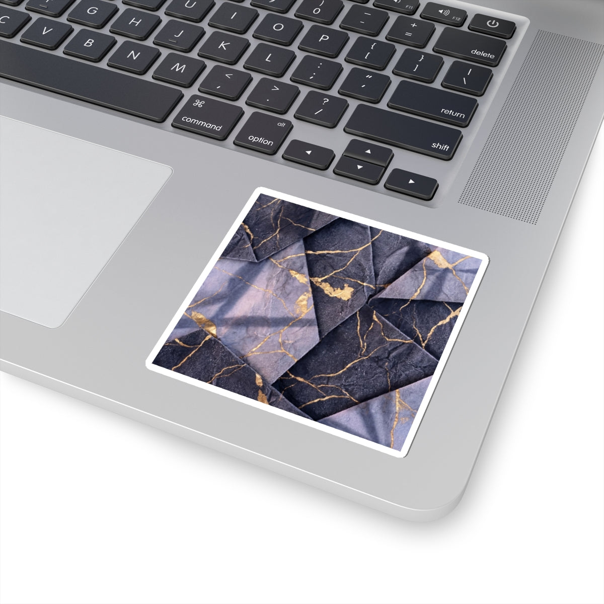 Seijaku Paper Fold Sticker - Kintsugi Gold Vein Art Print